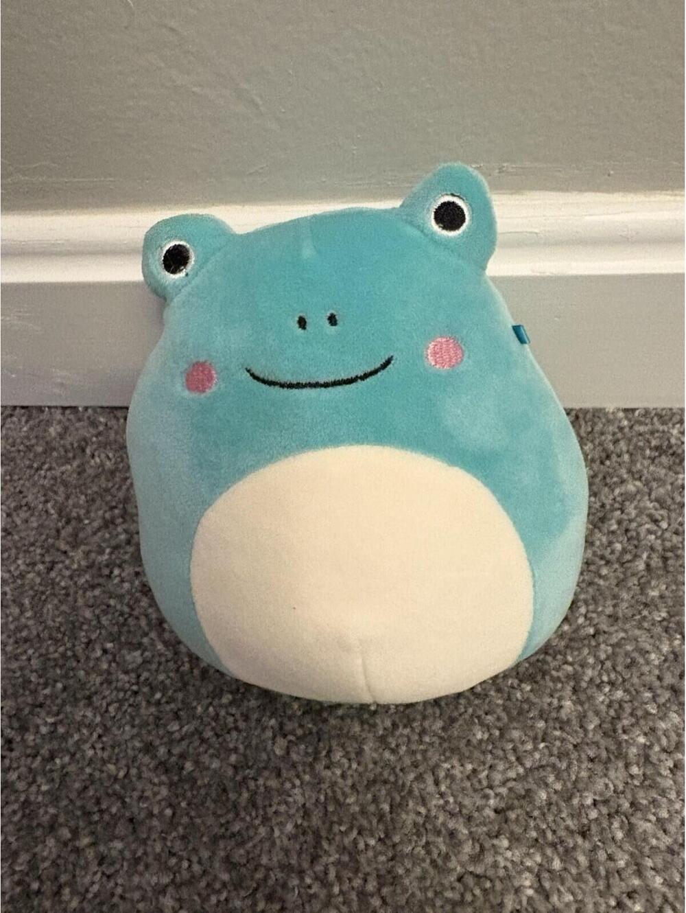 Squishmallows Pet Shop Squad ROBERT the Frog Plush • 5" Kellytoy Stuffed Animal